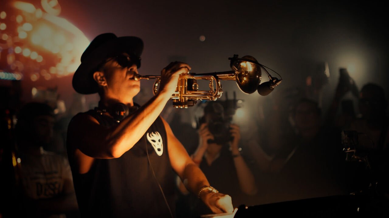 Timmy Trumpet frente a la multitud